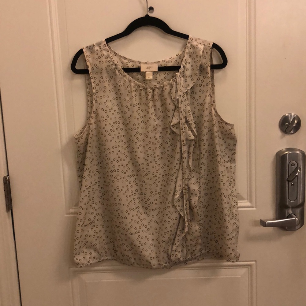 Cream Dotted Top